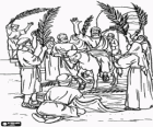 Jesús entrando a Jerusalén el Domingo de Ramos