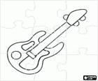Puzzle de guitarra eléctrica