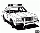Puzzle de coche de policía