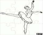 Puzzle de Ballet - Bailarina en acción