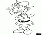 Gorm, el vikingo que está entusiasmado. Un personaje de Vicky el Vikingo
