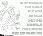 Felicitación de Navidad con los Reyes Magos