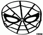 Máscara de Spiderman, el hombre araña