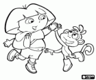 Dora la exploradora y su amigo el mono Botas 