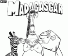 Alex, Marty, Melman y Gloria, los animales protagonistas de las aventuras de Madagascar