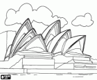 La Ópera de Sídney o Casa de la Ópera de Sídney en Australia, del arquitecto danés Jørn Utzon