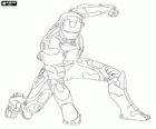 Iron Man u Hombre de Hierro posee una armadura muy poderosa que le permite volar, le da una fuerza sobrehumana y que dispone de armas especiales