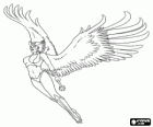 La Chica Halcón o Hawkgirl es un superhéroe femenino