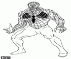 Venom es una forma de vida simbionte y uno de los enemigos más peligrosos para Spiderman