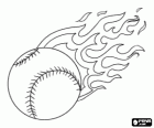 Una bola de beisbol
