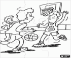 Puzzle de un partido de baloncesto