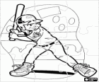 Puzzle de Beisbol - Rompecabeza de Bateador preparado
