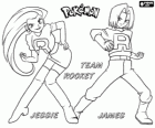 El criminal Team Rocket o Equipo Rocket está formado por Jessie, James y Meowth, bajo el mando de Giovanni