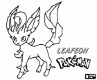 Leafeon es como una planta ya que realiza la fotosíntesis, es una de las evoluciones de Eevee