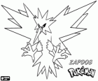 Zapdos es uno de los pájaros legendarios Pokémon que se dice vive en las nubes de tormenta