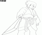 El ninja Sasuke Uchiha del famoso Clan Uchiha forma parte del grupo 7