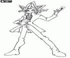 Yugi es un chico tranquilo y débil que se transforma cuando está en batalla en una persona con fuerza, coraje y gran sabiduría