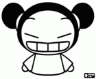 Pucca es una niña muy alegre y extrovertida