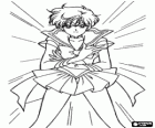 Haruka Tenou o Timmy Tenoh puede transformarse en Sailor Uranus, Guerrero o Princesa Urano
