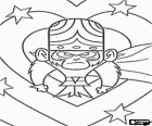 El inteligente mono Mojo Jojo es el mayor enemigo de las hermanas Utonium o Utonio, las Powerpuff Girls