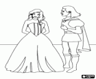 La princesa y el príncipe conversando