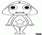 Sargento Keroro es el presonaje principal y un comandante del ejército del planeta Keron