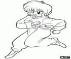 Ranma Saotome en su forma femenina, Ranma es el personaje principal del anime Ranma