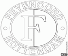 Emblema del Feyenoord Rotterdam, equipo de futbol de los Países Bajos