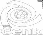 Emblema del KRC Genk o Racing Genk, Koninklijke Racing Club Genk, club belga de fútbol