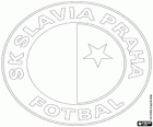 Emblema del SK Slavia de Praga, Sportovní klub Slavia Praha fotbal a.s., equipo checo de futbol
