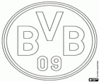 Emblema del BVB 09, Borussia Dortmund, Ballspielverein Borussia 09 e.V. Dortmund, club alemán de futbol