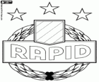 Logo del SK Rapid de Viena, Sportklub Rapid Wien, club austríaco de futbol