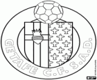 Logo del Getafe CF, club español de futbol