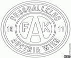 Emblema del FK Austria Viena, Fußballklub Austria Wien, club de fútbol de Austria