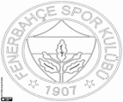 Escudo del Fenerbahçe Spor Kulübü, equipo turco de fubol en la ciudad de Estambul