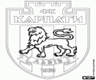 Escudo del FK Karpaty Lviv, club de futbol  ucraniano