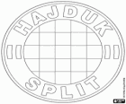 Logo del HNK Hajduk Split, club croata de futbol