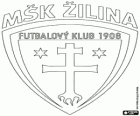 Emblema del MSK Zilina, club eslovaco de futbol