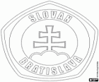 Escudo del SK Slovan Bratislava, club eslovaco de futbol