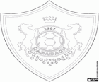 Logo del FK Qarabag Agdam o FK Karabakh Aghdam, club de futbol de Azerbaiyán