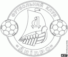 Emblema del FC Dnipro Dnipropetrovsk, club de fútbol de Ucrania