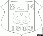 Logo del Besiktas JK de Estambul, Beşiktaş Jimnastik Kulübü, club turco de fútbol