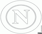 Emblema del SSC Napoli, Società Sportiva Calcio Napoli, equipo de fútbol italiano con sede en Napoles
