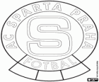 Escudo del AC Sparta Praha, conocido como Sparta de Praga, club de fútbol checo