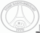 Logo del PSG FC o Paris Saint-Germain FC, club francés de futbol