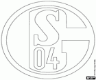 Emblema del FC Shalke 04, equipo alemán de fútbol