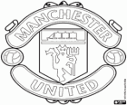 Escudo del Manchester United FC, equipo inglés de fútbol