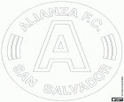 Escudo del Alianza FC, club de fútbol de San Salvador