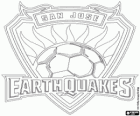 Emblema del San Jose Earthquakes, equipo de fútbol de la MLS, California, Estados Unidos de América