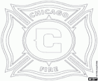 Emblema del Chicago Fire, club de fútbol de la MLS de Illinois
